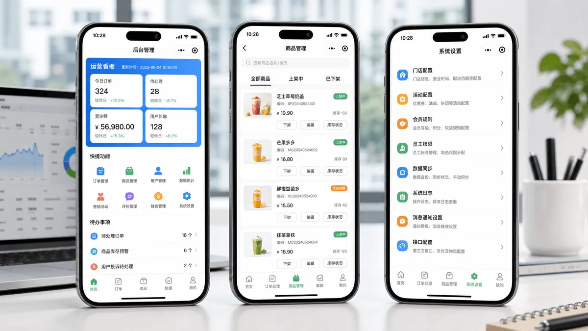 后台管理能力双手机真实小程序界面图